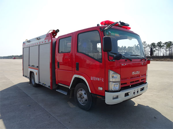 民用水罐消防車(chē)-3噸五十鈴水罐